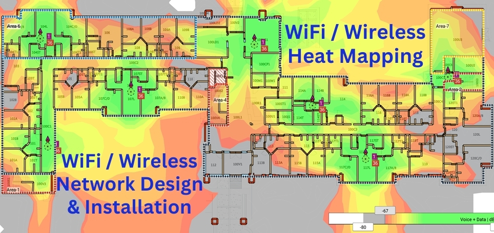 Wifi heatmapping services