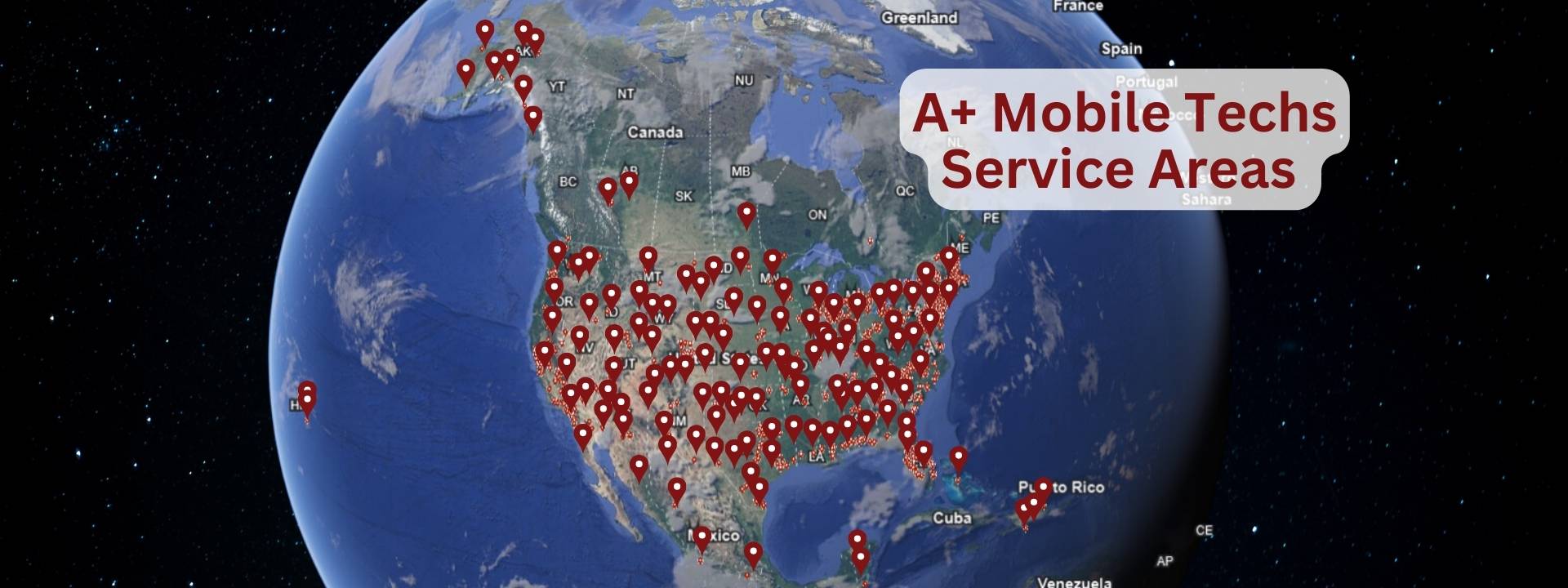 Onsite IT Support Services North America coverage areas